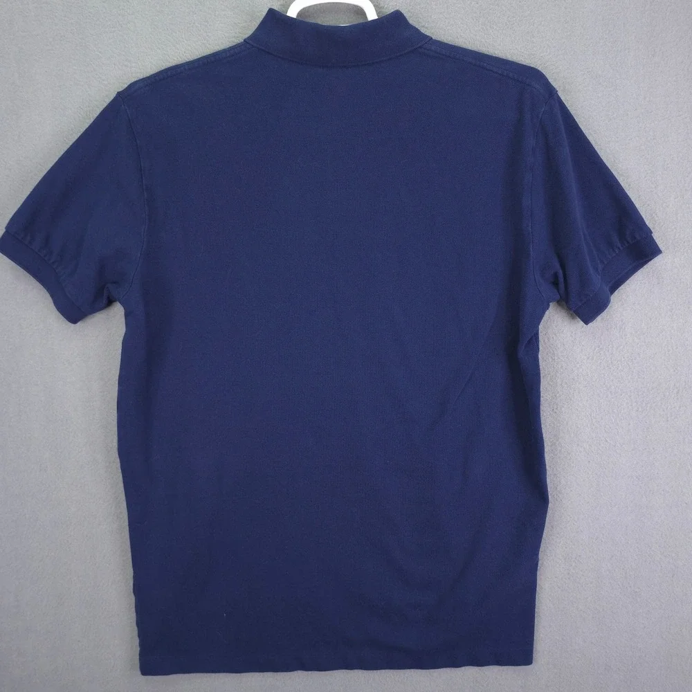 Polo Ralph Lauren Shirt Mens Large Blue Classic Fit Short Sleeve Pique Polo L